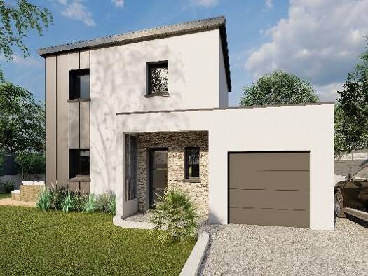 Terrain avec maison neuve à vendre 263 250 € 2 pièces 3 chambres 103 m² 500 m² de terrain Landivisiau 29400