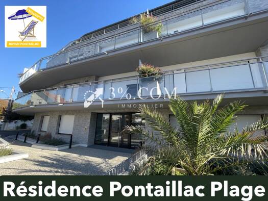 Appartement à vendre - Première occupation 650 900 € 3 pièces 1 chambre 76 m² Étage 3/3 Pontaillac Royan 17200