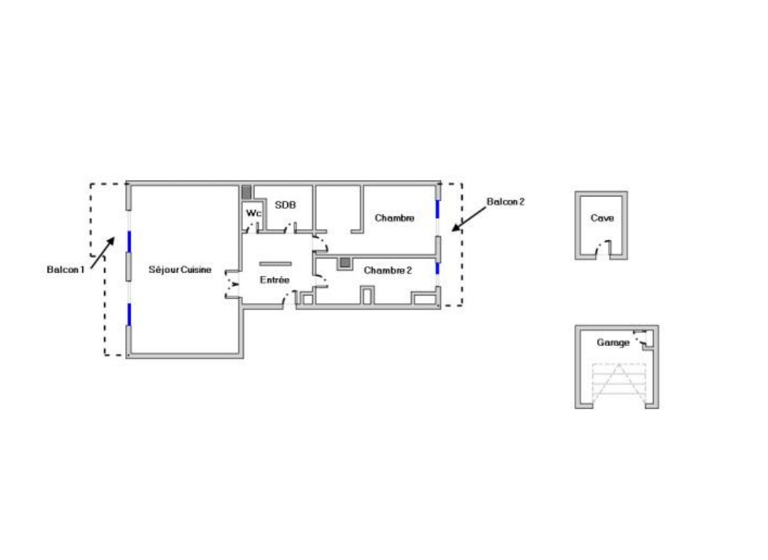 Appartement à vendre 290 000 € 1 pièce 88 m² Étage 7/12 Allies-Clos d'Or Grenoble 38000