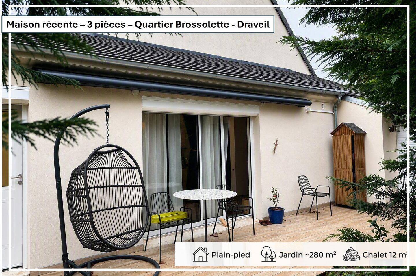 Maison 3 pièces 53 m² · à Draveil · 53 m² · 264 000 €