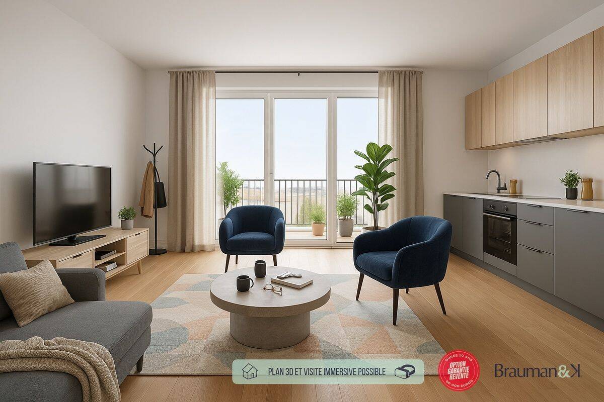 Appartement 2 pièces 40 m² · à Ermont · 40 m² · 226 825 €