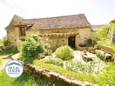 Maison en viager occupé Bouquet 73 900 € 4 pièces 2 chambres 75 m² 333 m² de terrain Vidaillac 46260