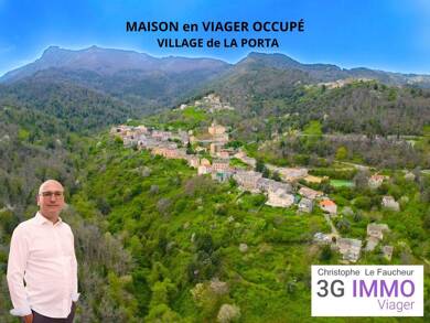 Maison en viager occupé Bouquet 120 000 € 3 pièces 2 chambres 75 m² 1 880 m² de terrain La Porta 20237