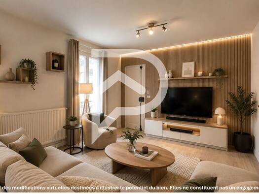 Appartement à vendre 196 000 € 3 pièces 1 chambre 45 m² RDC Centre I Choisy-le-Roi 94600