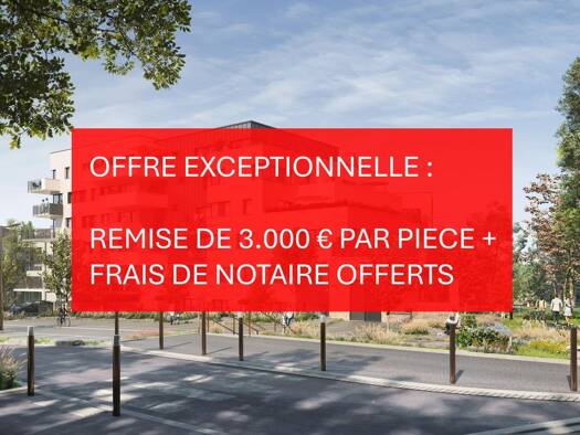 Appartement à vendre - neuf 255 700 € 2 pièces 1 chambre 40,1 m² 1er étage Tassigny-Leclerc Centre Lagny-sur-Marne 77400