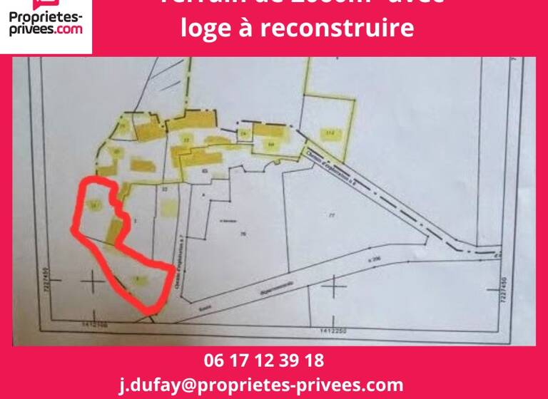 Terrain à vendre 46 990 € 2 060 m² de terrain La Baconnière 53240