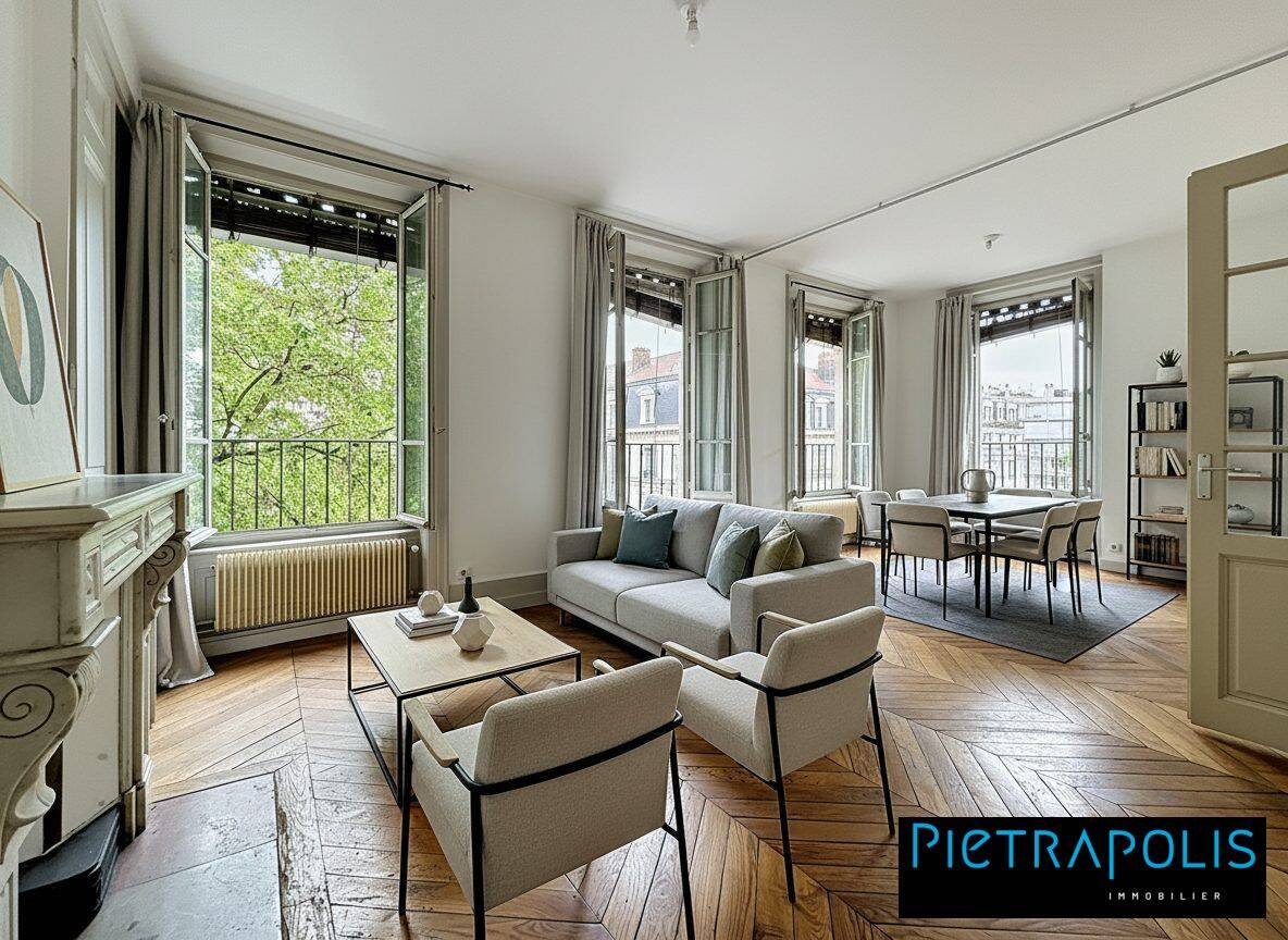 Appartement 4 pièces 101 m² · à Lyon 3ème Arrondissement · 100,9 m² · 610 000 €