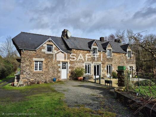 Propriété à vendre 350 000 € 8 pièces 4 chambres 197 m² 26 220 m² de terrain Montjoie-Saint-Martin 50240