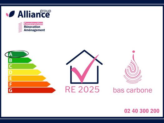 Terrain avec maison neuve à vendre 171 131 € 3 pièces 2 chambres 68 m² 302 m² de terrain Paulx 44270