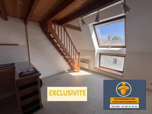 Appartement à vendre 119 000 € 2 pièces 1 chambre Étage 2/2 Agglomeration Melesse 35520