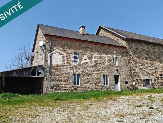 Maison à vendre 47 000 € 5 pièces 3 chambres 97 m² 2 840 m² de terrain Charron 23700