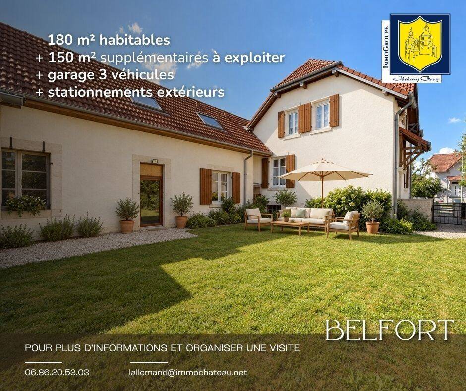 Maison 6 pièces 180 m² · à Belfort · 180 m² · 279 000 €