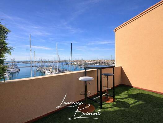 Duplex à vendre 299 900 € 3 pièces 2 chambres 51 m² Étage 4/4 Le Cap d'Agde Agde 34300