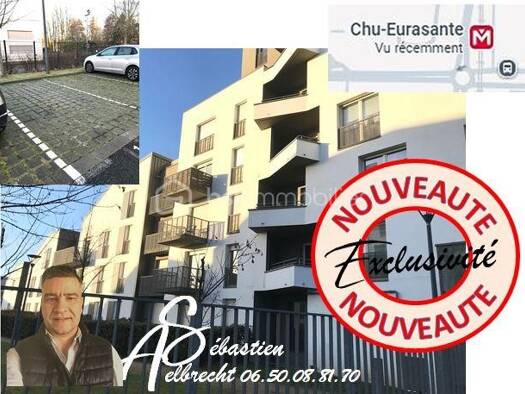 Parking à vendre 7 900 € 12 m² Ennequin Loos 59120