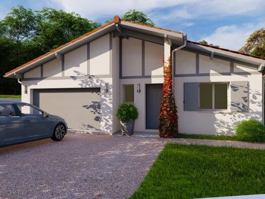 Terrain avec maison neuve à vendre 499 000 € 4 pièces 3 chambres 125 m² 900 m² de terrain Castets 40260