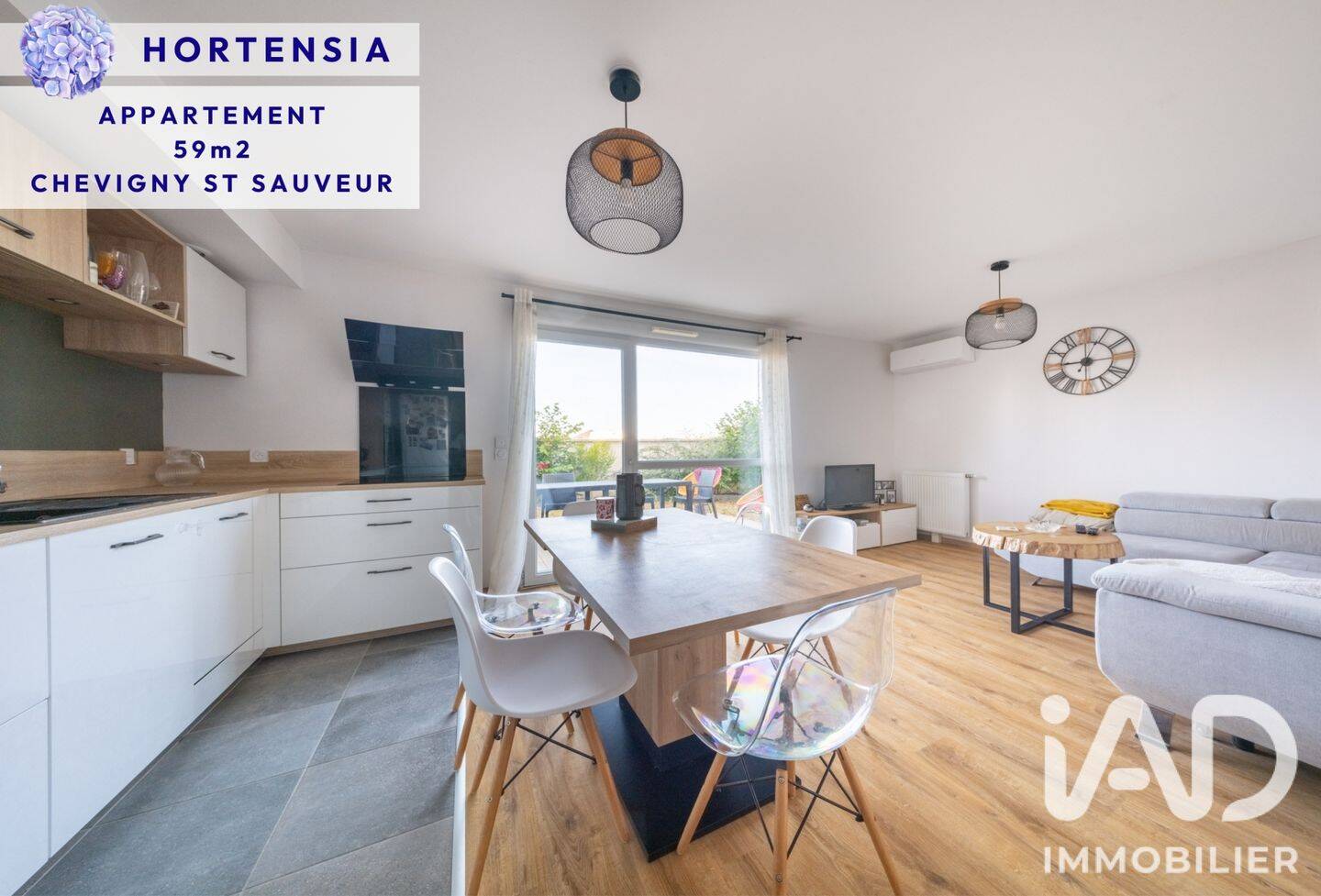 Appartement 3 pièces 60 m² · à Chevigny-Saint-Sauveur · 59,6 m² · 215 000 €