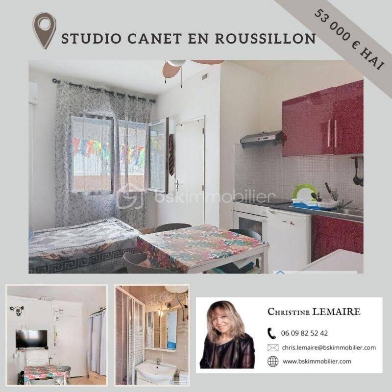 Appartement 1 pièce 17 m² · à Canet-en-Roussillon · 16,9 m² · 52 900 €