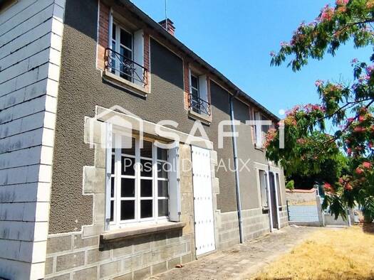 Maison à vendre 75 000 € 7 pièces 4 chambres 126 m² 1 350 m² de terrain Crozant 23160