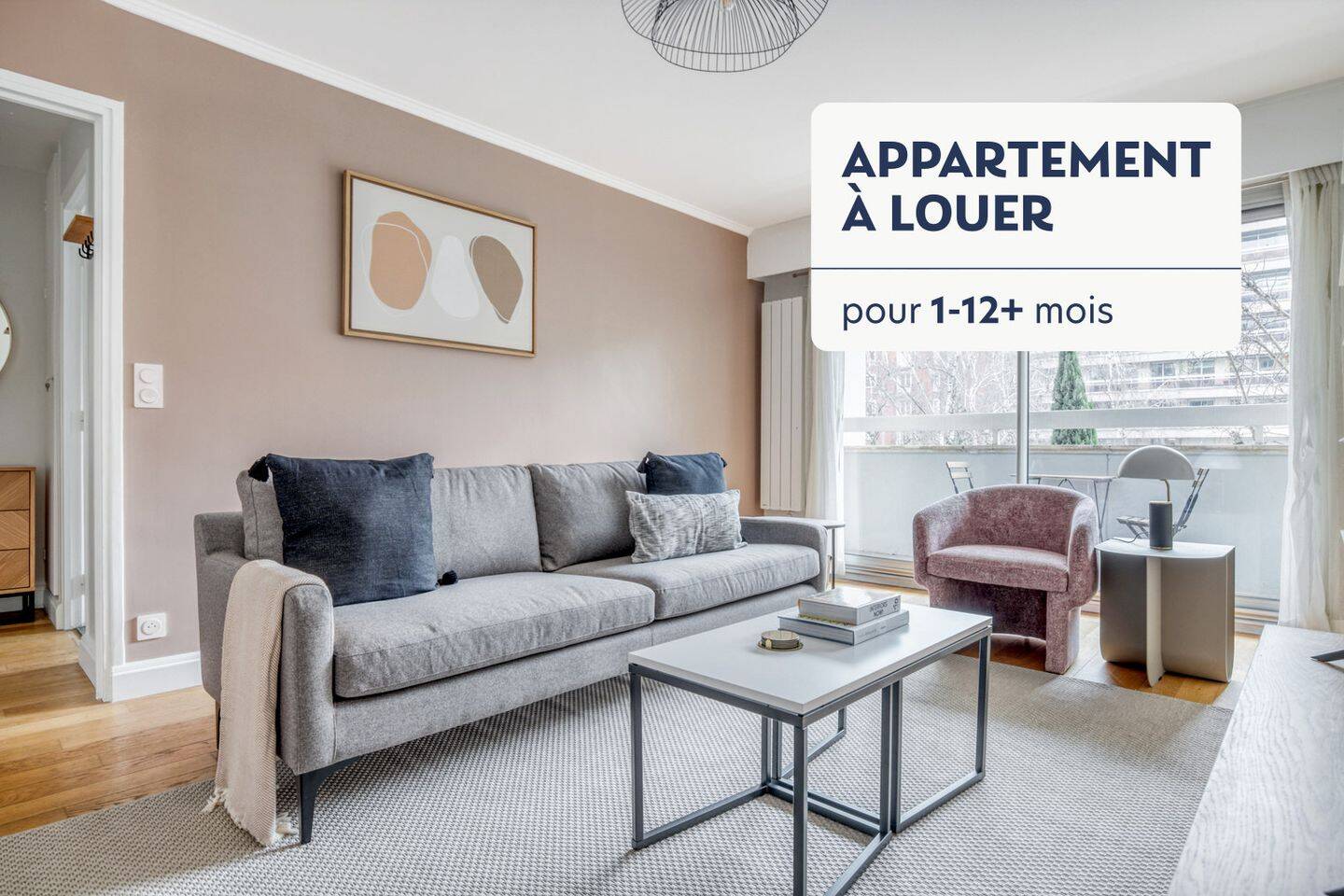 Appartement 2 pièces 60 m² · à Paris 17ème Arrondissement · 59,9 m² · 3 120 €/mois
