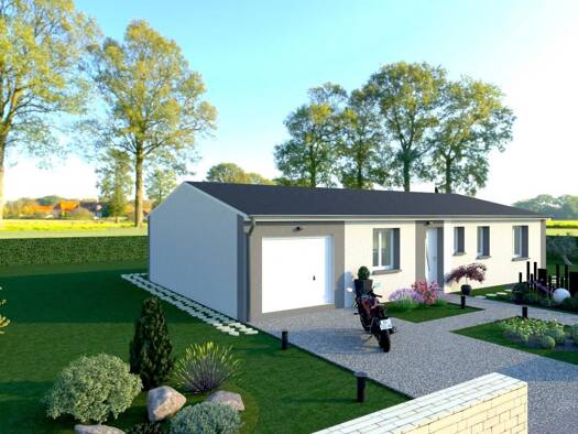 Terrain avec maison neuve à vendre 216 000 € 5 pièces 3 chambres 93 m² Tucquegnieux 54640