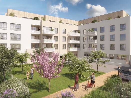 Appartement à vendre - neuf 149 000 € 2 pièces 1 chambre 38 m² Étage 3/4 Victor Hugo Sotteville-lès-Rouen 76300