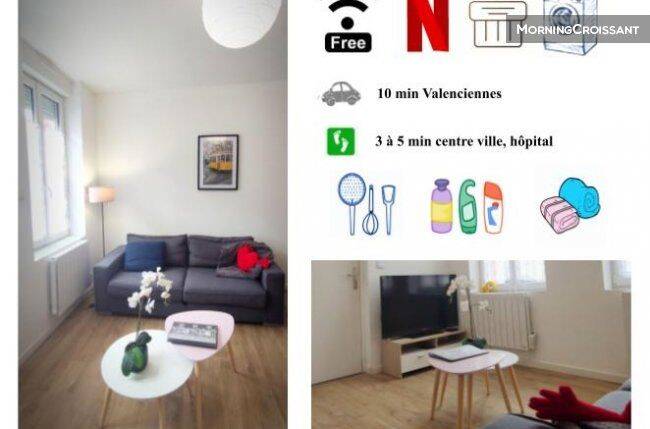 Appartement 2 pièces 27 m² · à Denain · 27 m² · 700 €