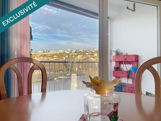 Appartement à vendre 139 000 € 3 pièces 2 chambres 77 m² 3ème étage Rive Gauche-Chipotte  Épinal 88000