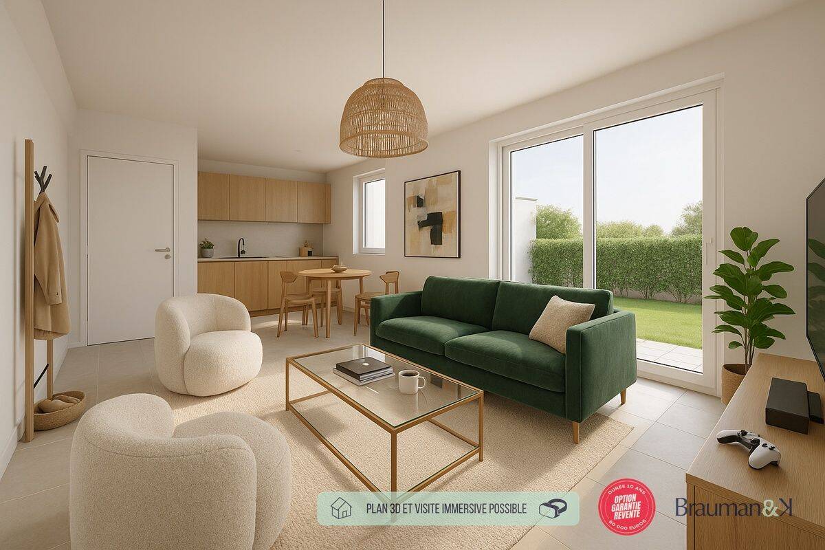 Appartement 2 pièces 43 m² · à Longvic · 43 m² · 151 216 €