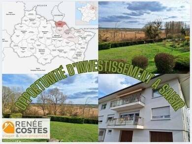 Appartement en viager occupé Bouquet 82 950 € 5 pièces 3 chambres 100 m² Étage 1/2 Garche Koeking Thionville 57100