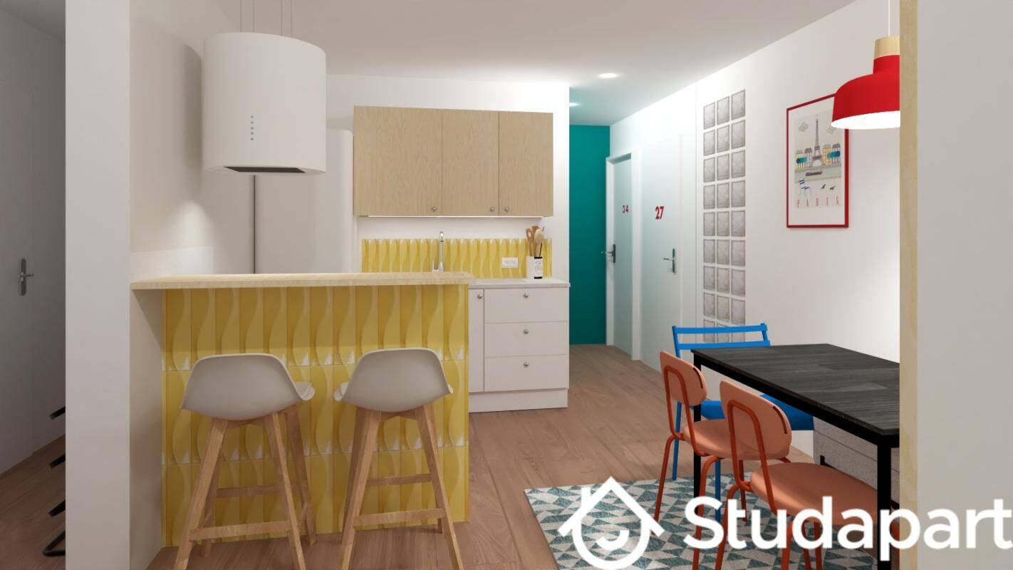 1 pièce 10 m² · à Bron · 10 m² · 590 €