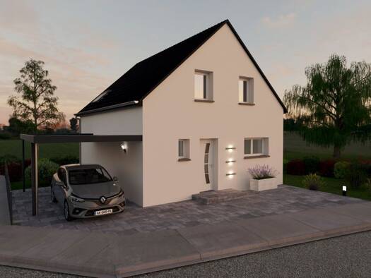 Terrain avec maison neuve à vendre 271 000 € 5 pièces 3 chambres 81 m² 500 m² de terrain Gundershoffen 67110