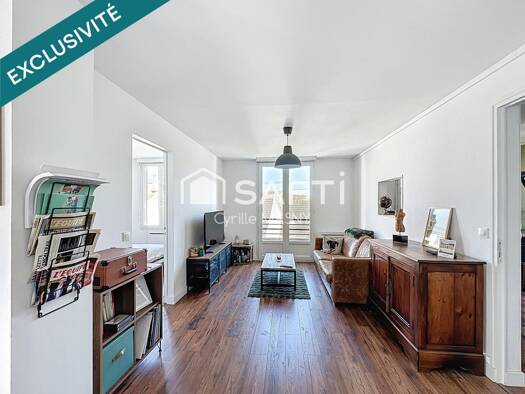 Appartement à vendre 159 000 € 4 pièces 2 chambres 52 m² Étage 2/3 Chemin Vert-Europe Reims 51100