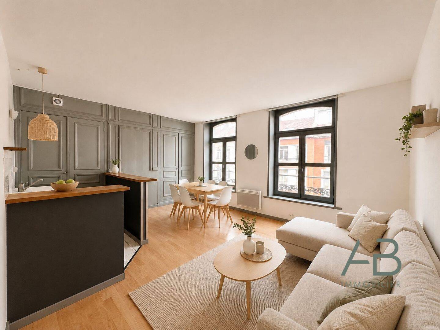Appartement 2 pièces 39 m² · à Lille · 38,8 m² · 164 000 €
