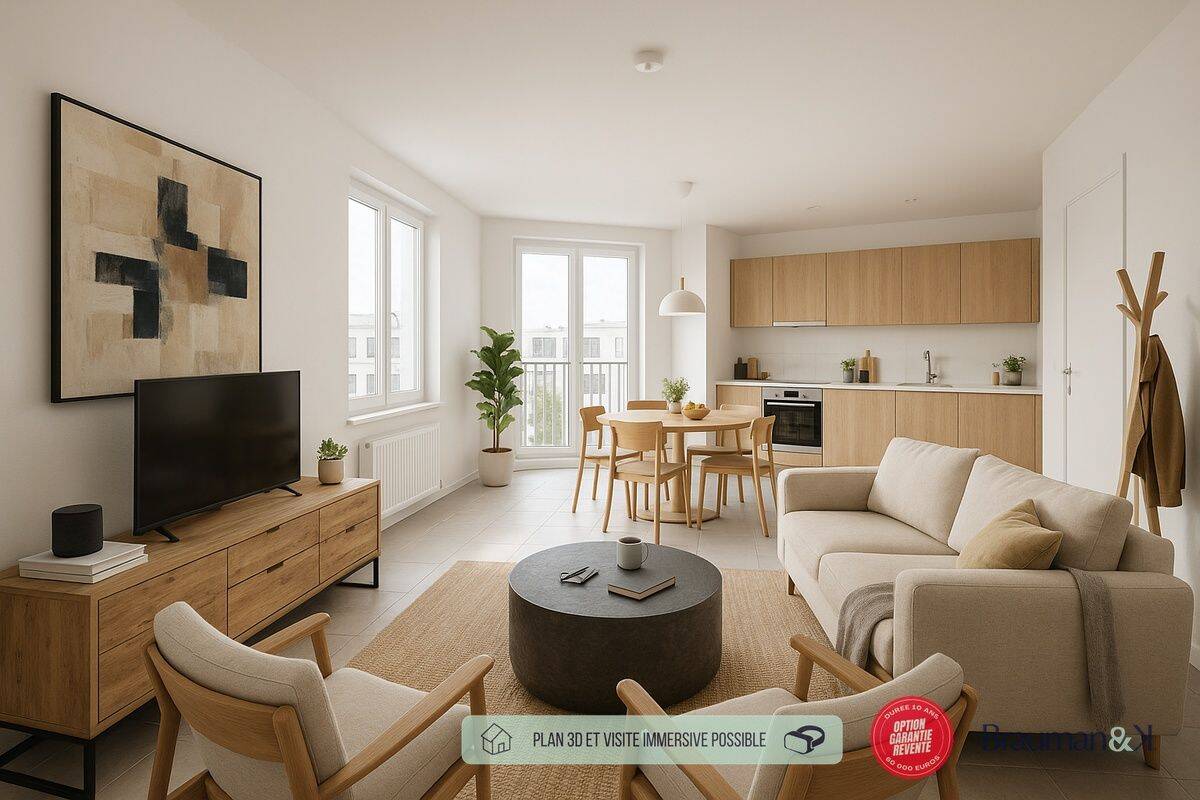 Appartement 3 pièces 67 m² · à Bordeaux · 67 m² · 386 580 €