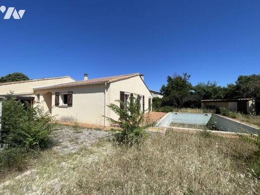 Maison de plain-pied à vendre 329 000 € 5 pièces 4 chambres 125 m² 968 m² de terrain Clermont-l'Hérault 34800