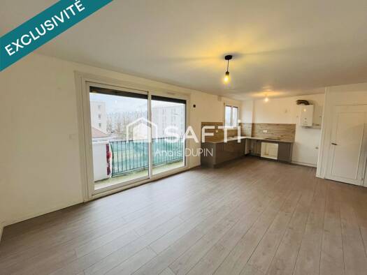 Appartement à vendre 64 900 € 3 pièces 2 chambres 59 m² 2ème étage Centre Social Laon 02000