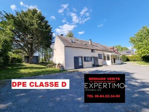 Maison à vendre 154 500 € 5 pièces 3 chambres 80 m² 2 400 m² de terrain Brécy 18220