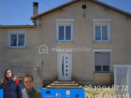 Maison à vendre 145 000 € 7 pièces 4 chambres 150 m² Saint-Germier 79340