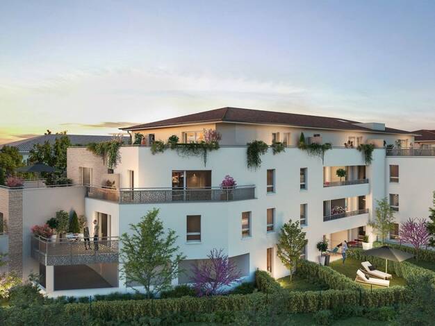 Appartement à vendre - neuf 291 900 € 3 pièces 2 chambres 62,4 m² RDC Lalande Toulouse 31200