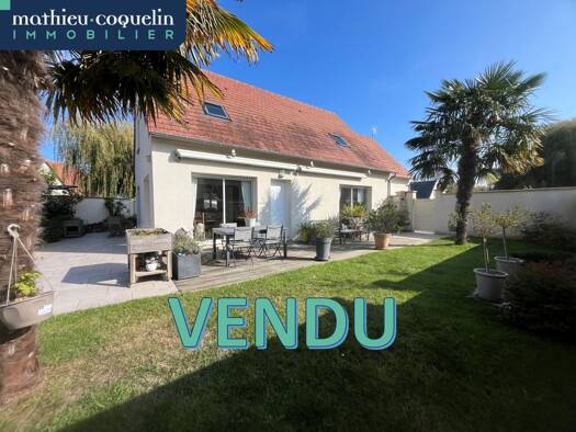 Maison à vendre - Première occupation 459 800 € 6 pièces 5 chambres 130 m² 450 m² de terrain Colleville-Montgomery 14880