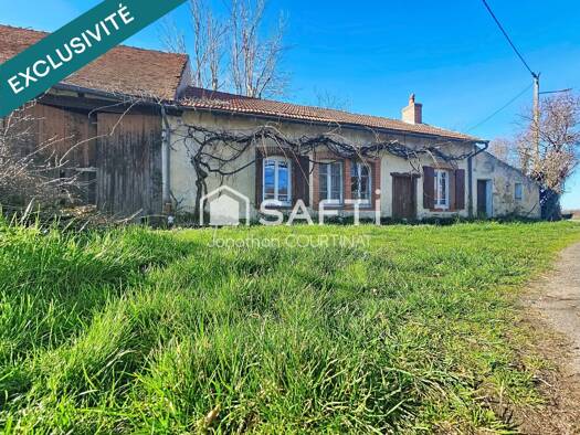 Maison à vendre 49 000 € 4 pièces 2 chambres 68 m² 1 020 m² de terrain Saint-Didier-la-Forêt 03110