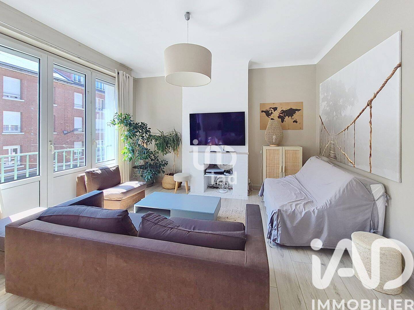Appartement 3 pièces 65 m² · à Amiens · 65,4 m² · 185 000 €