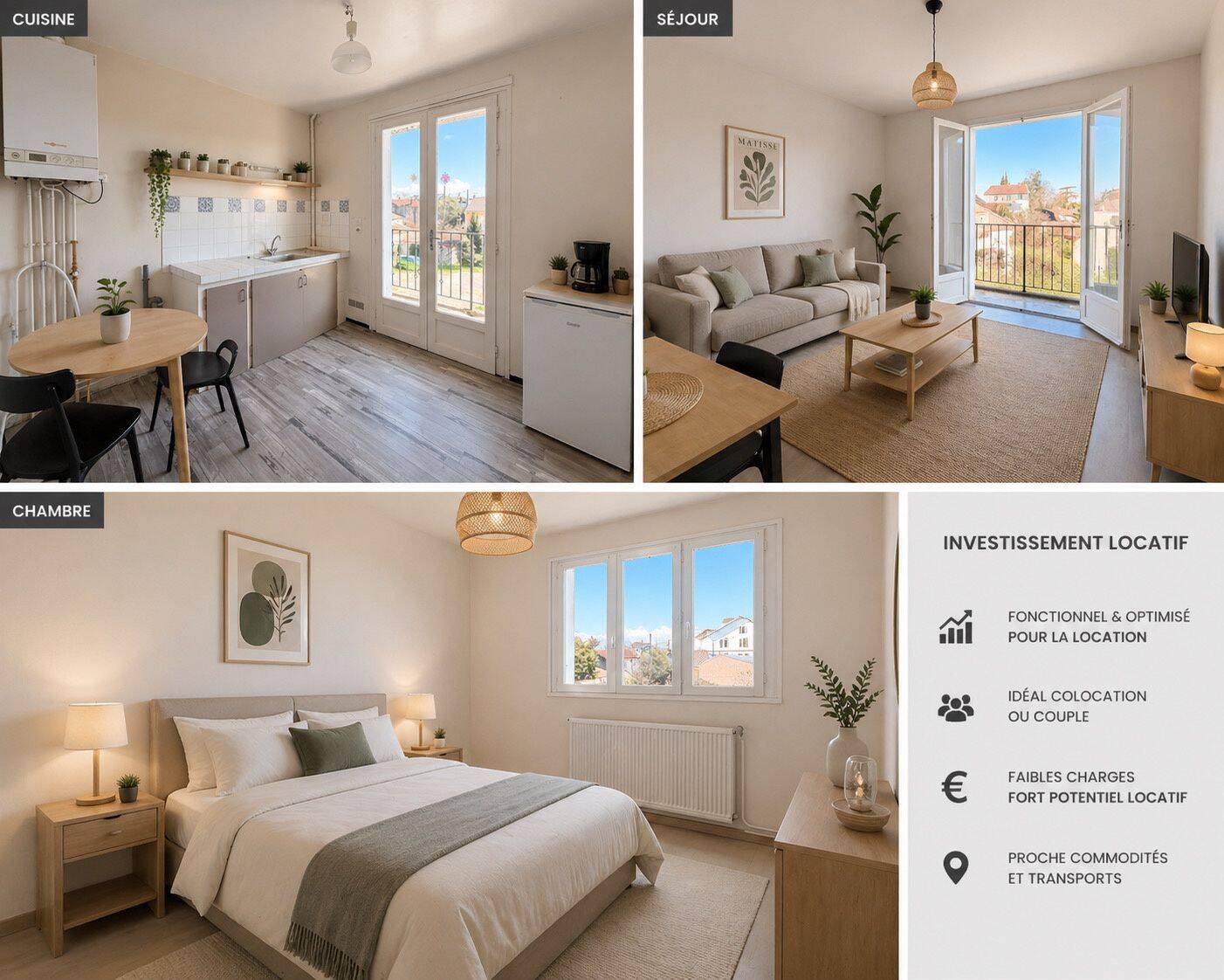 Appartement 2 pièces 42 m² · à Tonneins · 42,4 m² · 46 000 €