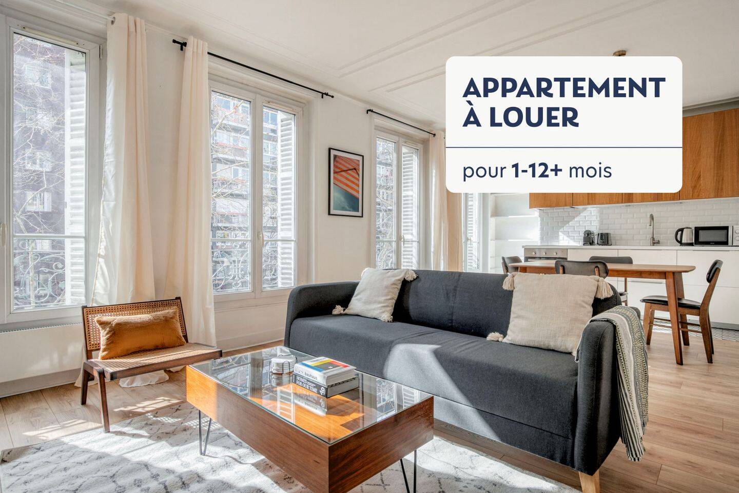 Appartement 2 pièces 54 m² · à Paris 17ème Arrondissement · 54 m² · 3 460 €