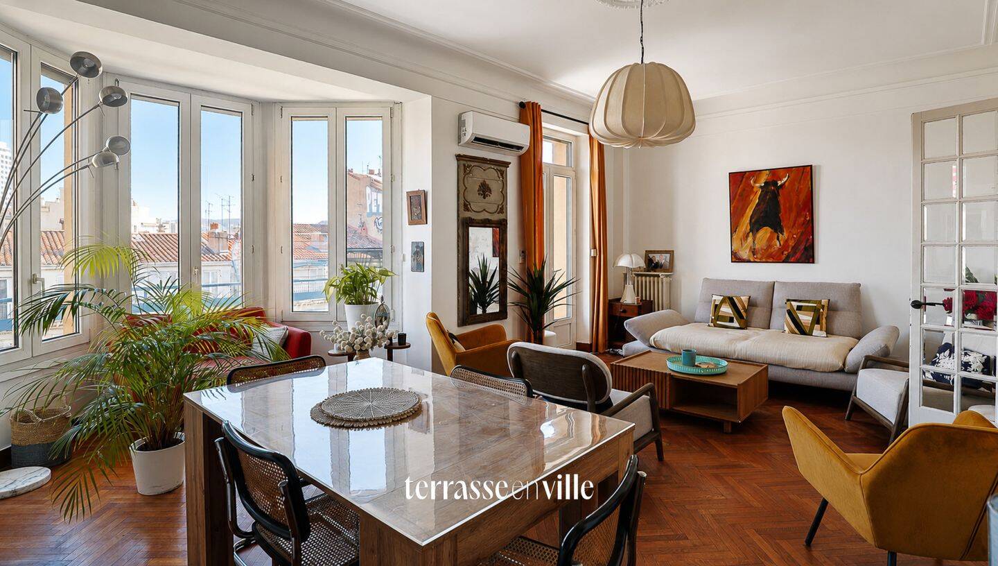 Appartement 3 pièces 89 m² · à Marseille 6ème Arrondissement · 89 m² · 350 000 €