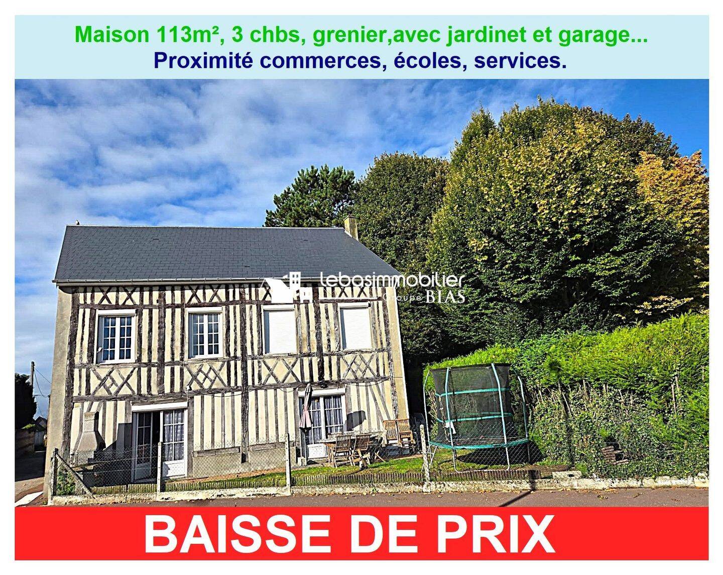 Maison 5 pièces 113 m² · à Terres-de-Caux · 113 m² · 159 900 €