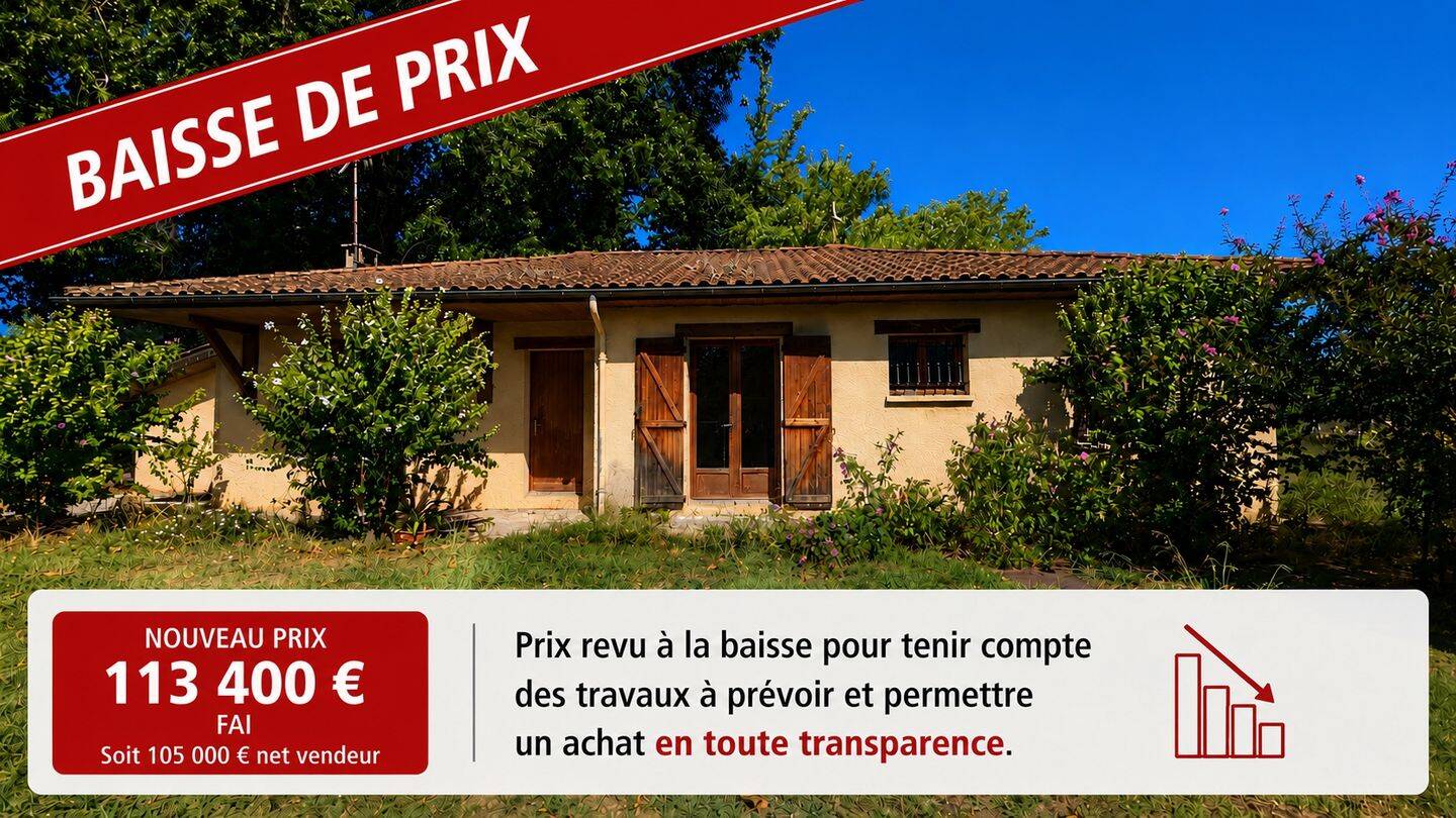 Maison 5 pièces 106 m² · à Saint-Christoly-de-Blaye · 106 m² · 113 400 €
