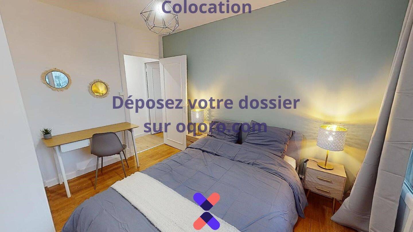 Chambre en colocation appartement meublé — 1