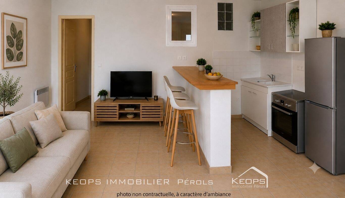 Appartement 2 pièces 39 m² · à Pérols · 39 m² · 562 €
