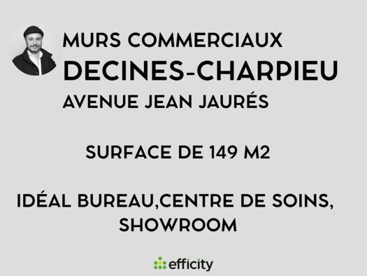 Local commercial à vendre 330 000 € 149 m² de surface de vente Sablon Décines-Charpieu 69150
